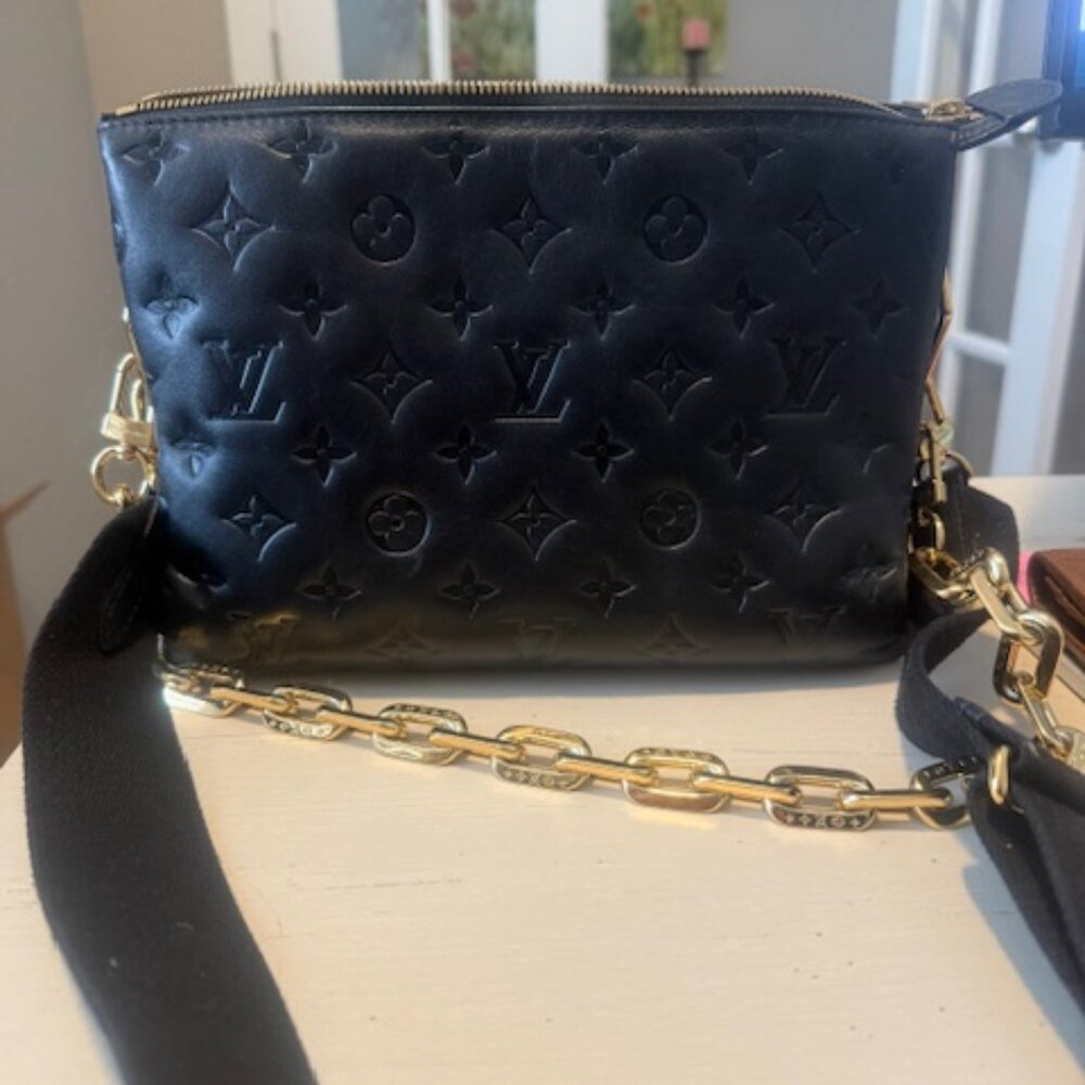 Coussin PM Louis Vuitton Black Monogram Leather Bag
